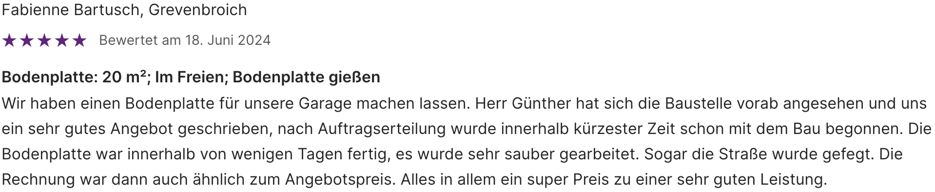 Kundenbewertung 13