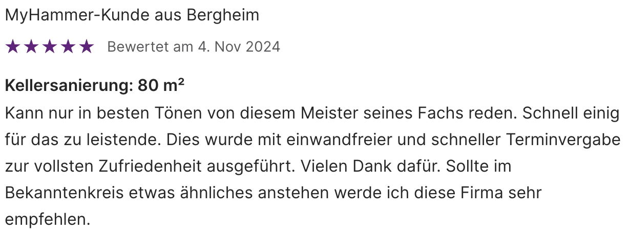 Kundenbewertung 5